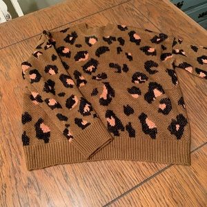 BBWM leopard print sweater